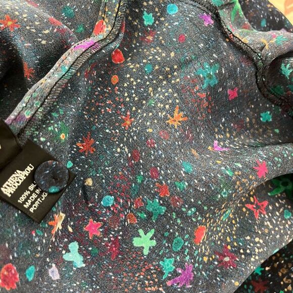 Athena Procopiou Multicolored Sleeveless Button Up Romper Women's Size 1 Small - Picture 8 of 8